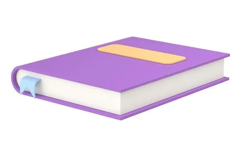 3D book. Notebook. 3D illustration. Stock Illustration