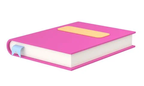 3D book. Notebook. 3D illustration. Stock Illustration