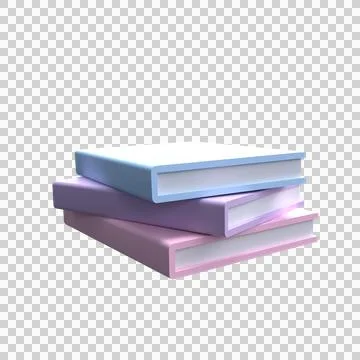 3d books. 3d rendering illustration.  스톡 일러스트