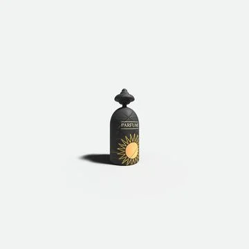 3d bottle parfume mockup design Illustrazione stock