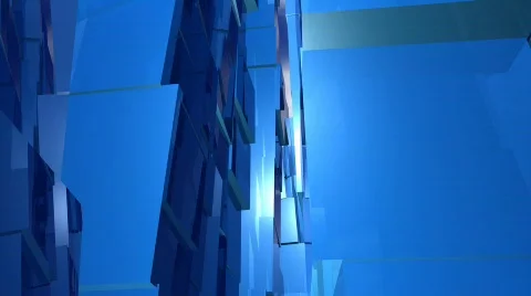 3d box destruction  Stock Footage 576499