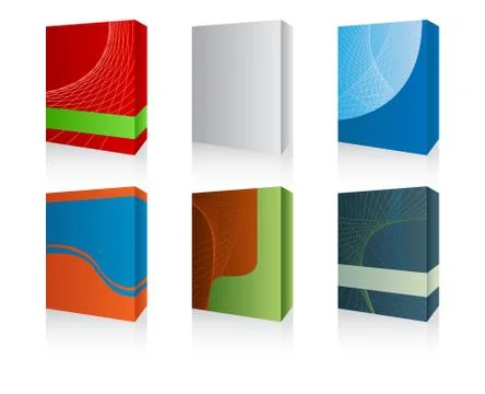 3d box Stock Illustration