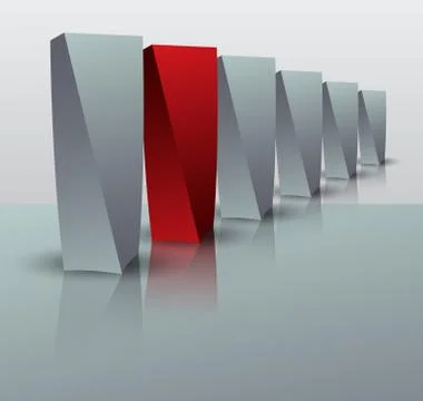 3D box Stock Illustration