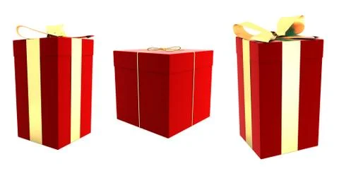 3d box Stock Illustration