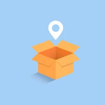 3d box Stock Illustration