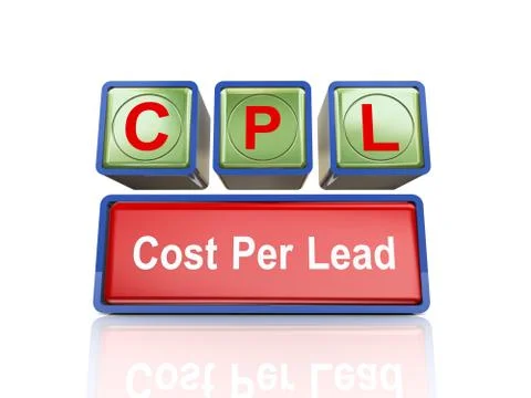 3d boxes of concept of cpl Stock Illustration