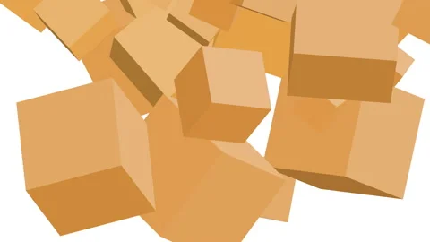 3d boxes Stock-Footage 227350447