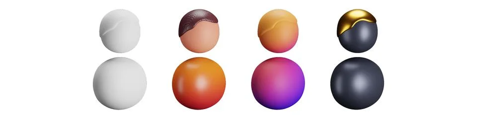 3D boy creative avatar graphics and icons pack 스톡 일러스트