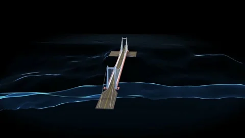 3D bridge animation 動画素材 241902694