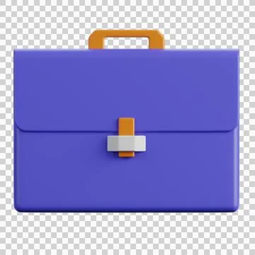 3d Briefcase Icon Stock Illustration