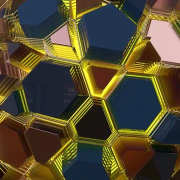 3d bright abstract background. 3d rendering Stock Illustration