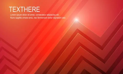 3d bright red vivid background vector illustration Stock Illustration