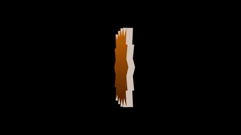 3d brown speech balloon icon rotated animation loopable black background Stock Footage 265544620