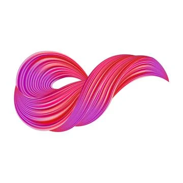 3d Brushstroke gradient texture brush Illustrazione stock