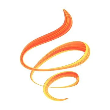 3d Brushstroke gradient texture brush Stock-Illustration