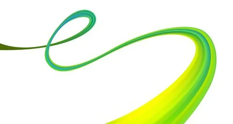 3d Brushstroke gradient texture brush Stock Illustration