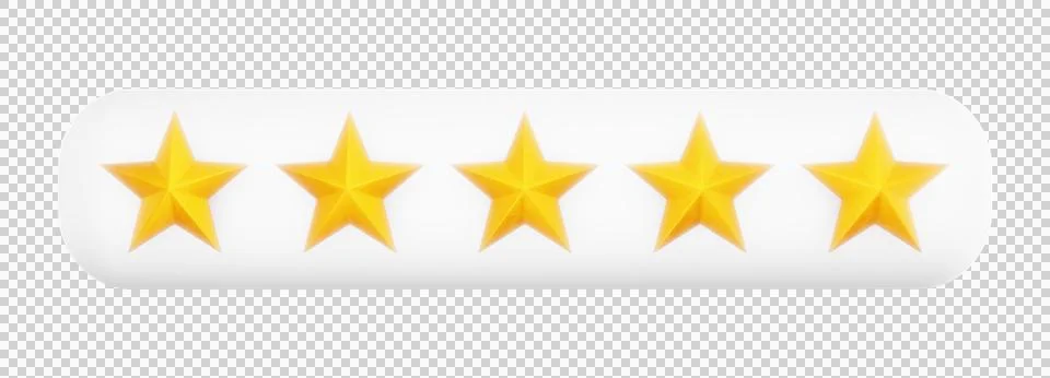 3d bubble rating five stars for best excellent services rating for satisfaction. Stock Illustration