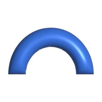 3d bubble shape, Y2K style. Stock Illustration