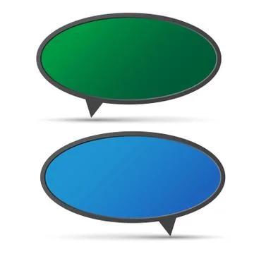 3d bubble talk blackboard. Stock Illustration