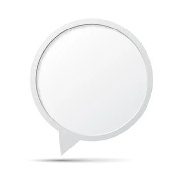 3d bubble talk frame. Stock Illustration