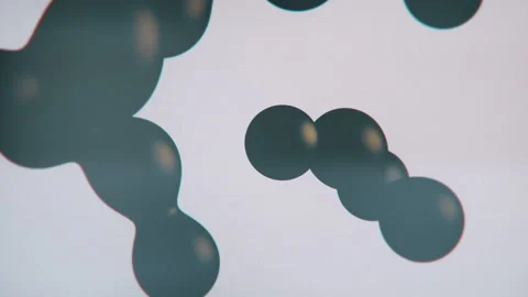 3D Bubbles Animation Of Flying And Black Balls Motion Stock Footage 100468631