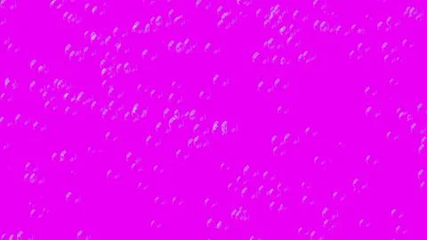 3D bubbles constantly rise up on pink background. Abstract festive background Stock Illustration