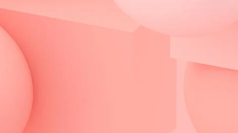 3d bubbles. Spheres 3d pastel beige. Abstract wallpaper. Geometric shapes. Stock Illustration