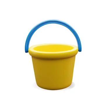 3d bucket Stock Illustration