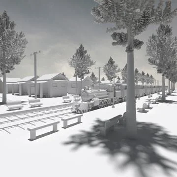 3d buildings. Stock Illustration