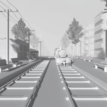 3d buildings. Stock Illustration