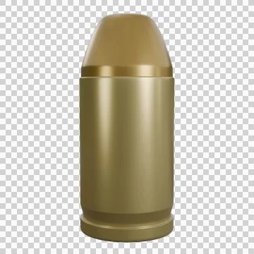 3D Bullet, Precision Ammunition with Realistic Design Illustration