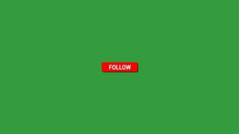 3D Burst Follow Button to Following Button Pop - Multiple Colors Video stock 107282946