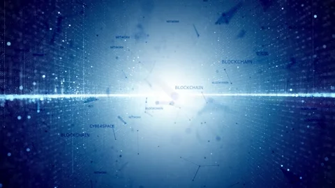 3d business data cyberspace network word cloud loop background Stock Footage 341156065