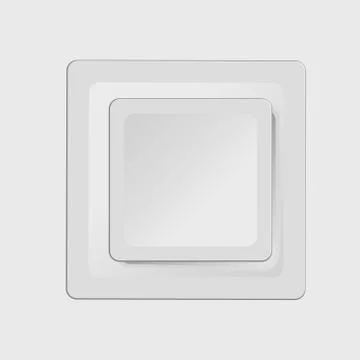 3d button vector mockup Stock-Illustration