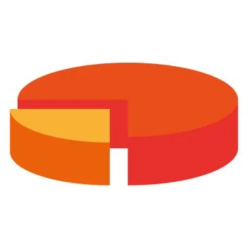 3d cake diagram Stock Illustration
