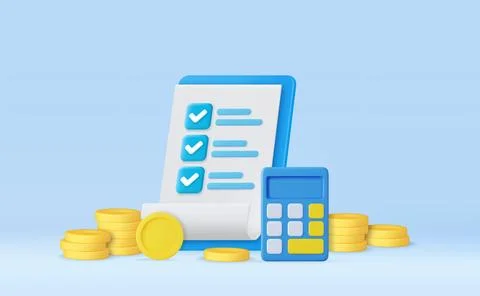 3d calculator icon Stock-Illustration