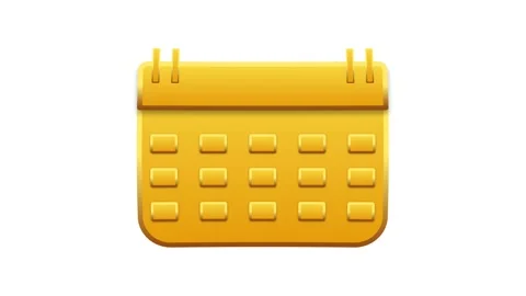 3D calendar Stock Footage 162836297