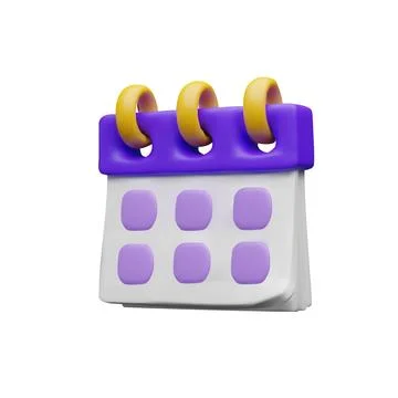 3d calendar Stock Illustration