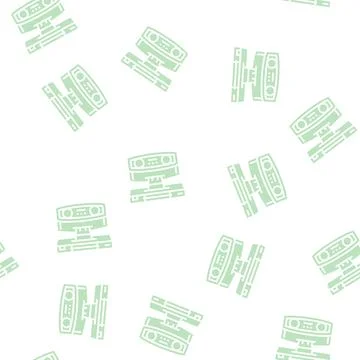 3d camera with face id technology glyph seamless pattern 스톡 일러스트