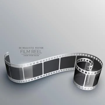 3d camera film strip vector background 스톡 일러스트