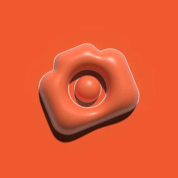 3D Camera Icons - Editable vector eps Illustrazione stock