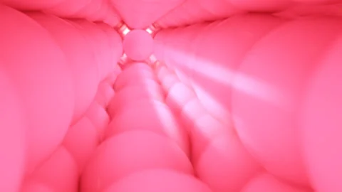 3D Camera movement Skin layer, Layer Cells, pink Layer repair Effect. Stock Footage 158319030