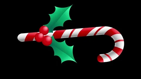 3d candy cane 스톡 동영상 252130784