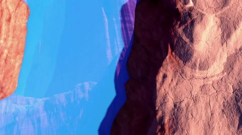 3D Canyonlands Animation Stock Footage 46048570