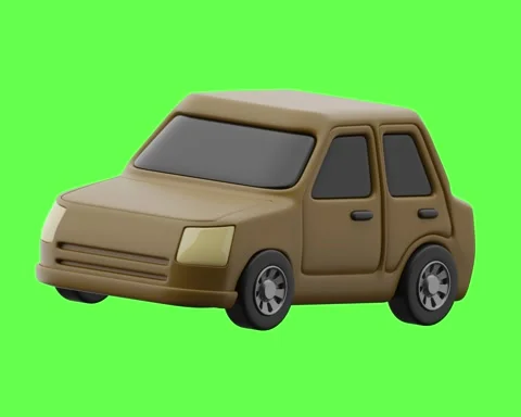 3D Car Animation looping Video Footage Stock Footage 334503606
