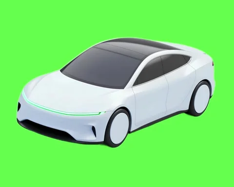 3D Car Animation looping Video Footage Stock Footage 334503612