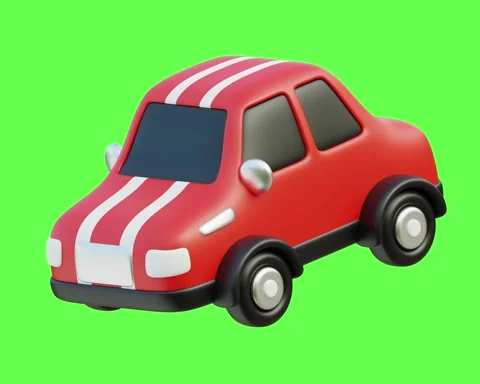 3D Car Animation looping Video Footage Stock Footage 334503629