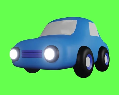 3D Car Animation looping Video Footage Stock Footage 334503633