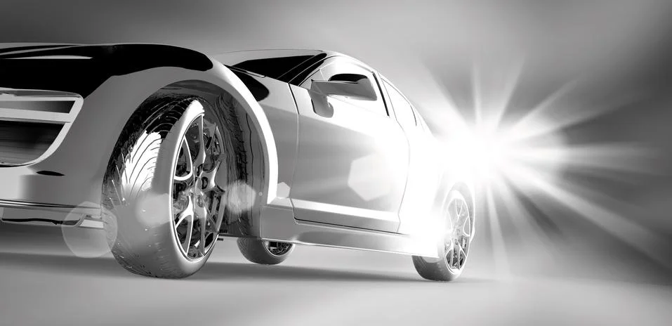 3d car design Stock Illustration