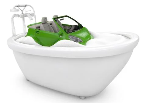 3d car wash Stock Illustration